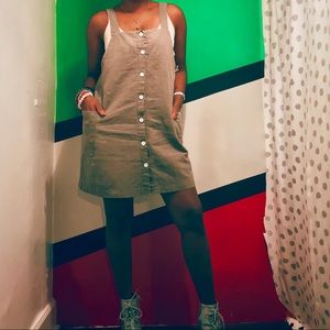 Pocket Bae Pinafore Dress